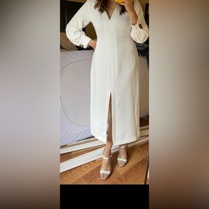 Beautiful white long sleeve Zara dress